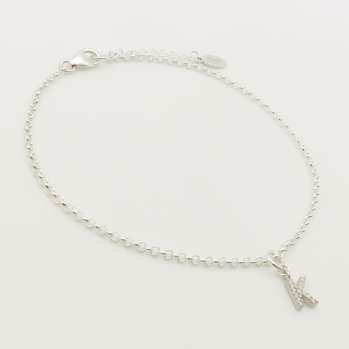 Silver cross clearance anklet