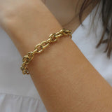 Charm Builder™ Chunky Oval Chain Bracelet, Gold